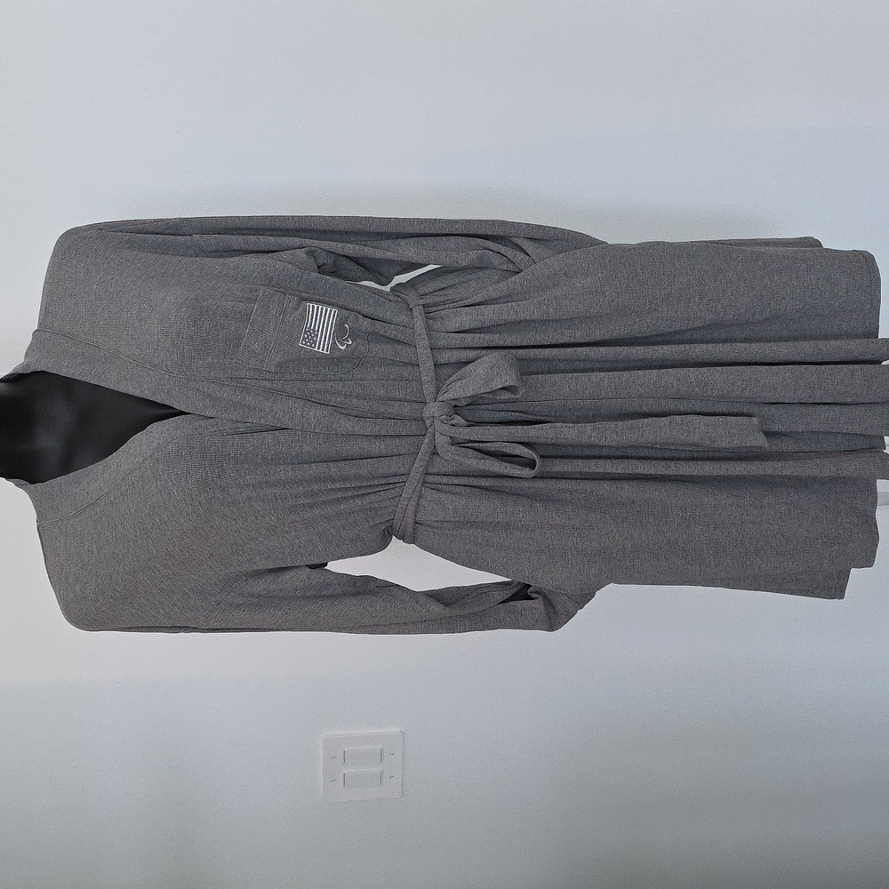 SKIMS Soft Lounge Robe Team USA PARALYMPICS  Heather Gray 2XL, 4XL NWT